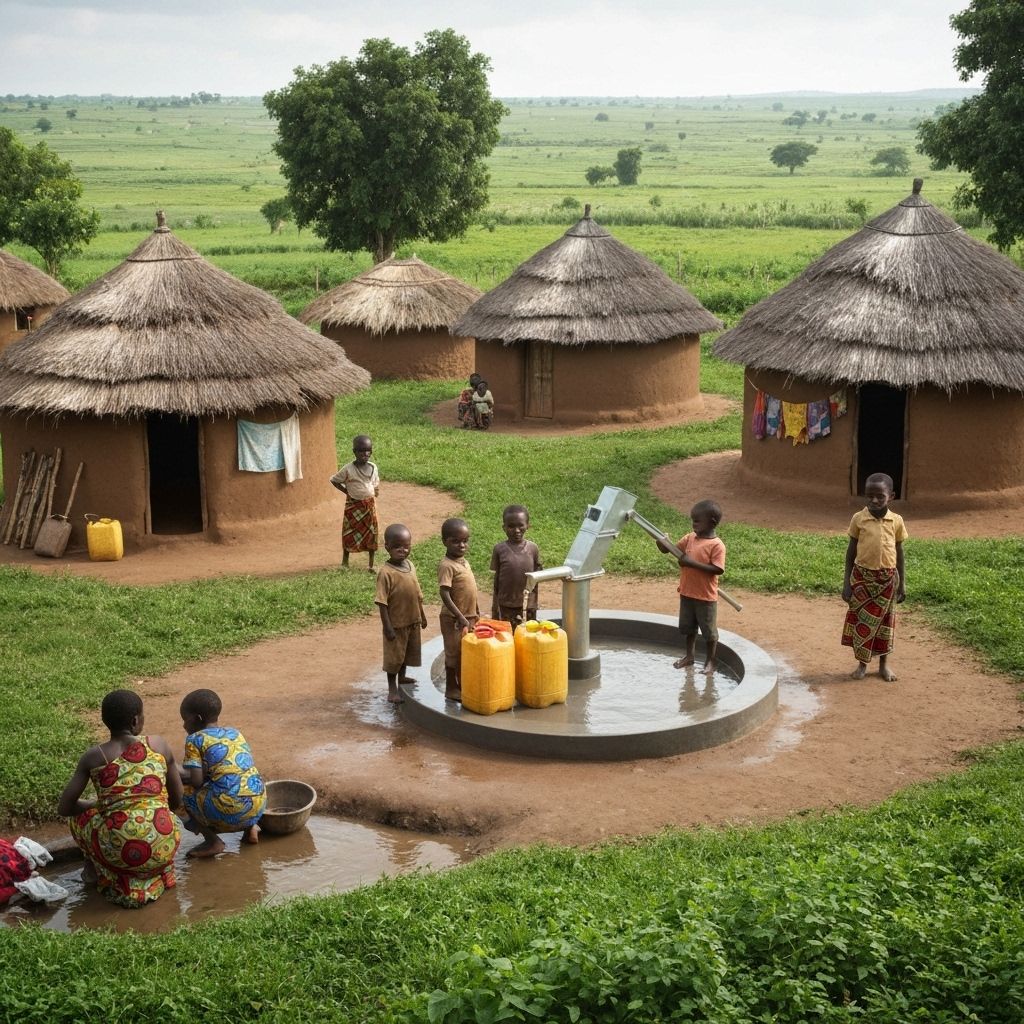 Community water well project